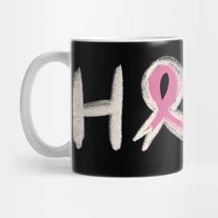 “HOPE” cancer typography Mug